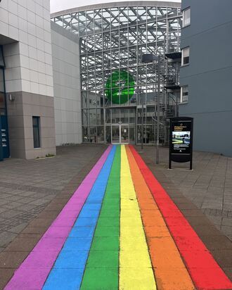 Regnbogagöngugatan við Garðatorg